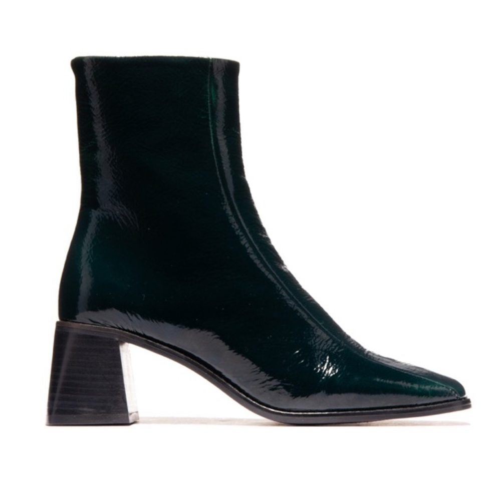 L’intervalle | BOGART GREEN LEATHER BOOTS